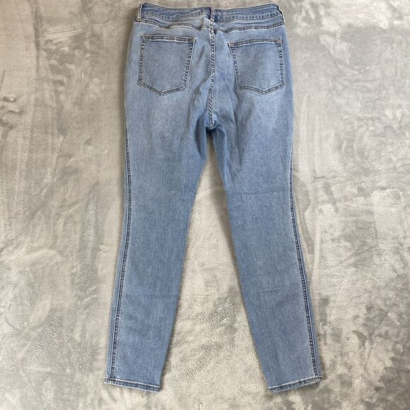 We The Free CRVY Women’s 31 Jeans Medium Wash Straight Leg High Rise Denim - Picture 9 of 9